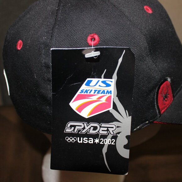 3/$118- Spyder US Ski Team USA 2002 Winter Olympics fitted hat cap Canada made - Picture 5 of 11